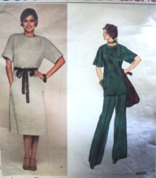 1402 JERRY SILVERMAN SS DRESS, TOP, PANTS PATTERN 14